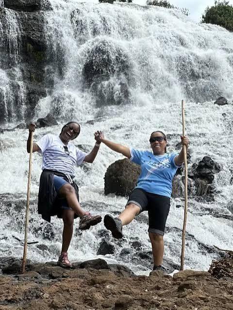 Sipi Falls in full flow